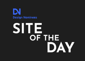 Won Site of the Day at Design Nominees